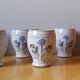 Van Melle ceramic bird mugs