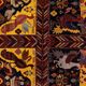 Vintage Turkish rug handmade 202x302 cm