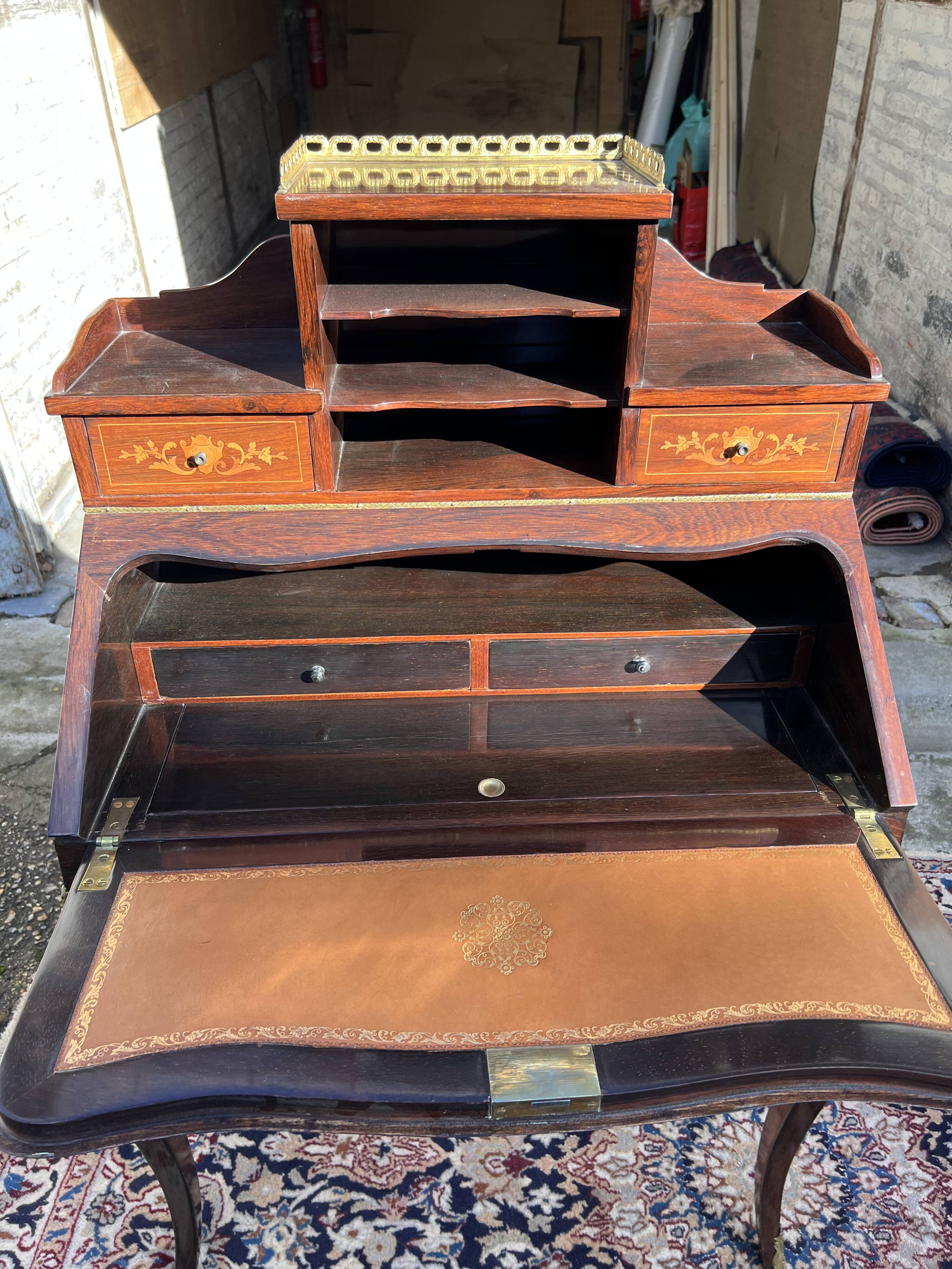 Louis XV style graduated desk
