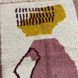 Handwoven wool Berber rug 150/250 cm