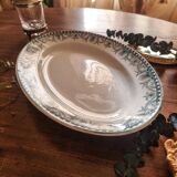 Large oval dish, ironstone