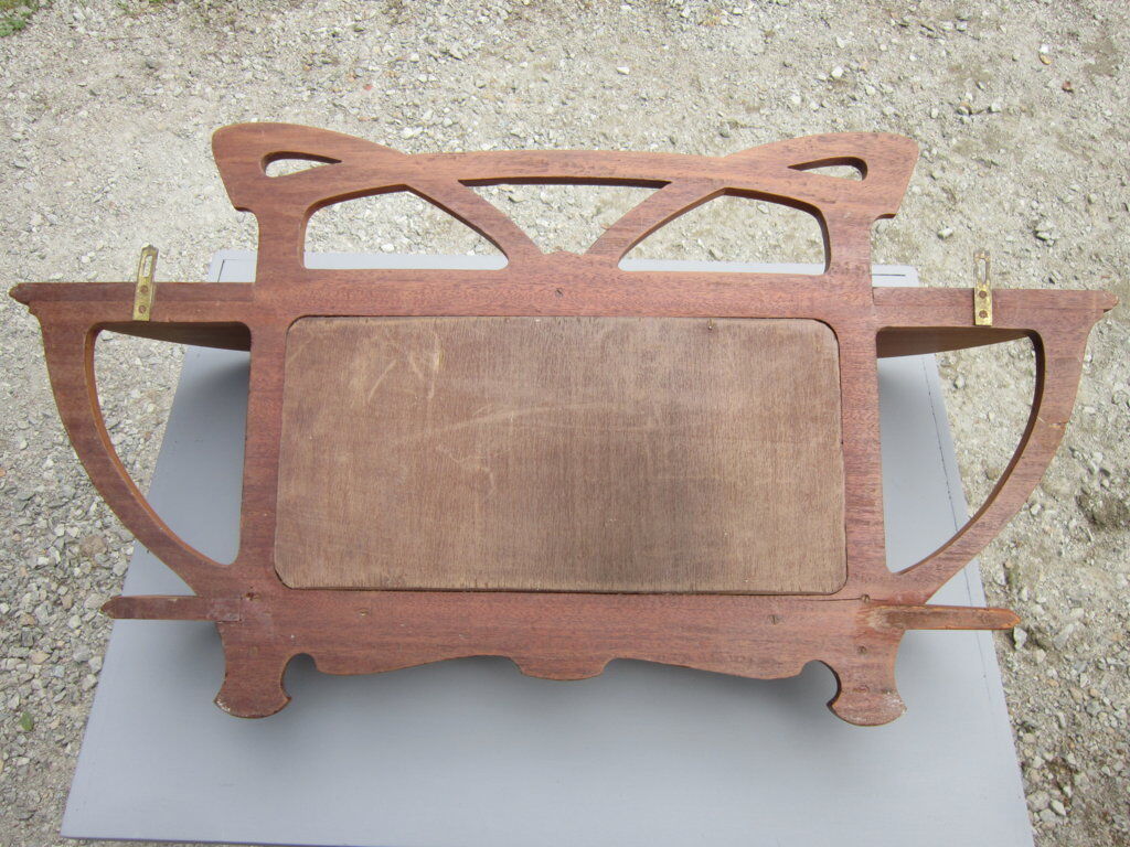 Art nouveau wall shelf