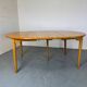 Table à manger ronde extensible en chêne, design danois du milieu du siècle, années 1960