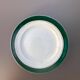 Dessert plates earthenware Digoin Sarreguemines Savoie green/gold, set of 9