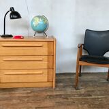 Commode Gautier en bois en pin de 1970