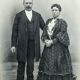 Antique, Great old photography, bourgeois couple, early twentieth, France