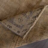 Beige Vintage Turkish Floral Rug sku 1261