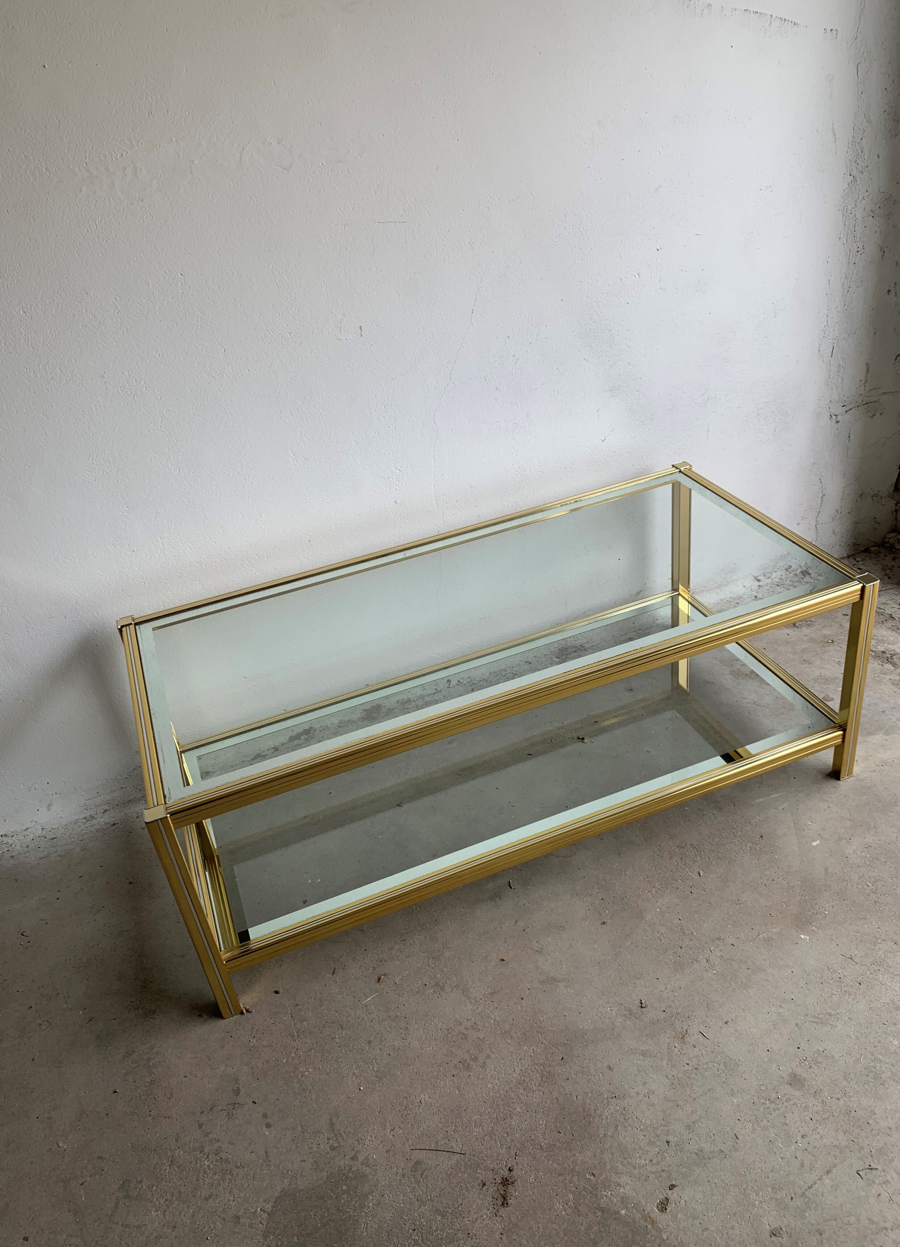 Golden coffee table, 1970s