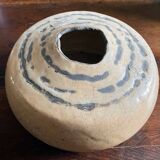 Raku design ceramic vase signed pottery Ceramic stoneware