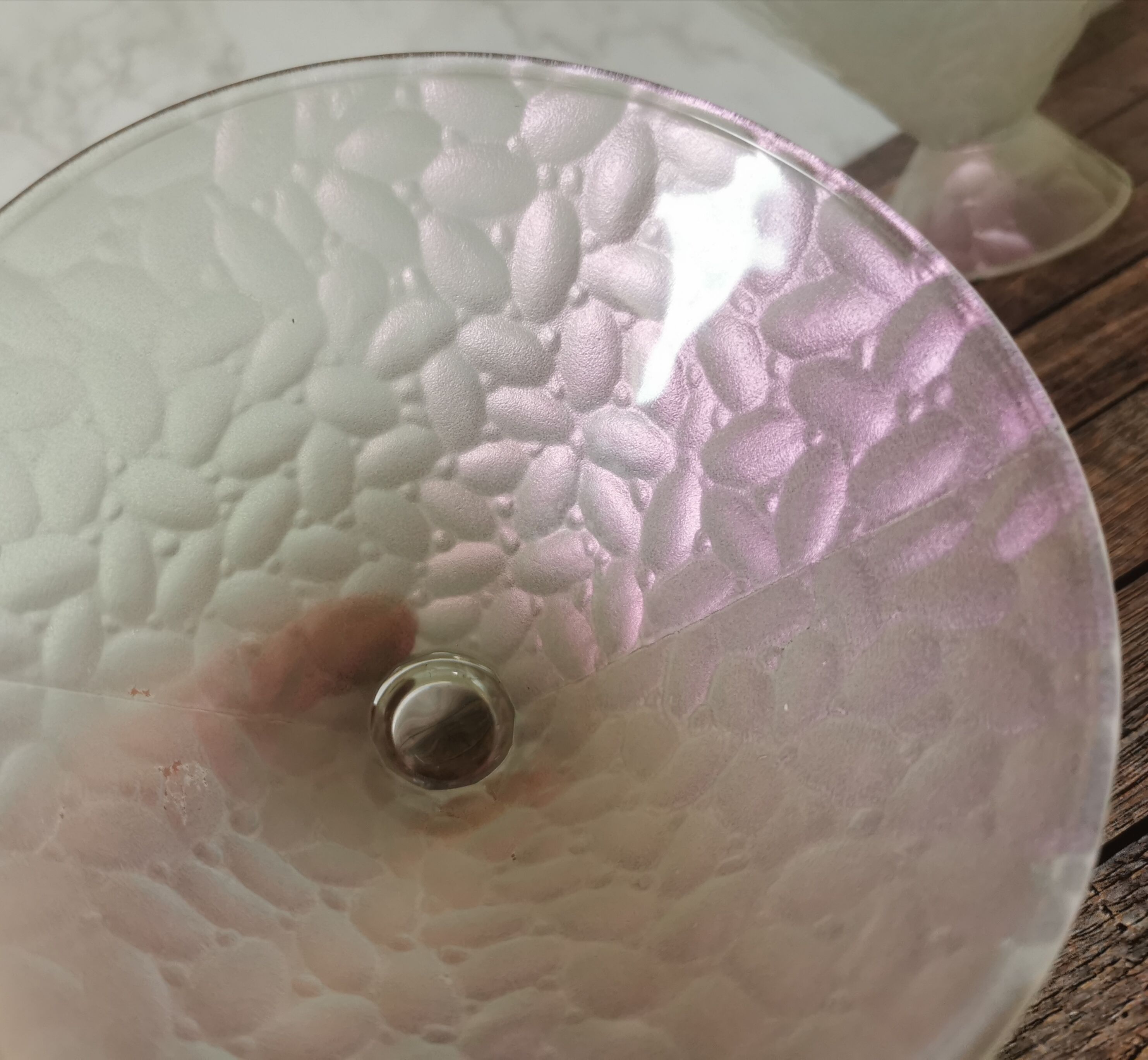 Fruit cups/iridescent glass ice