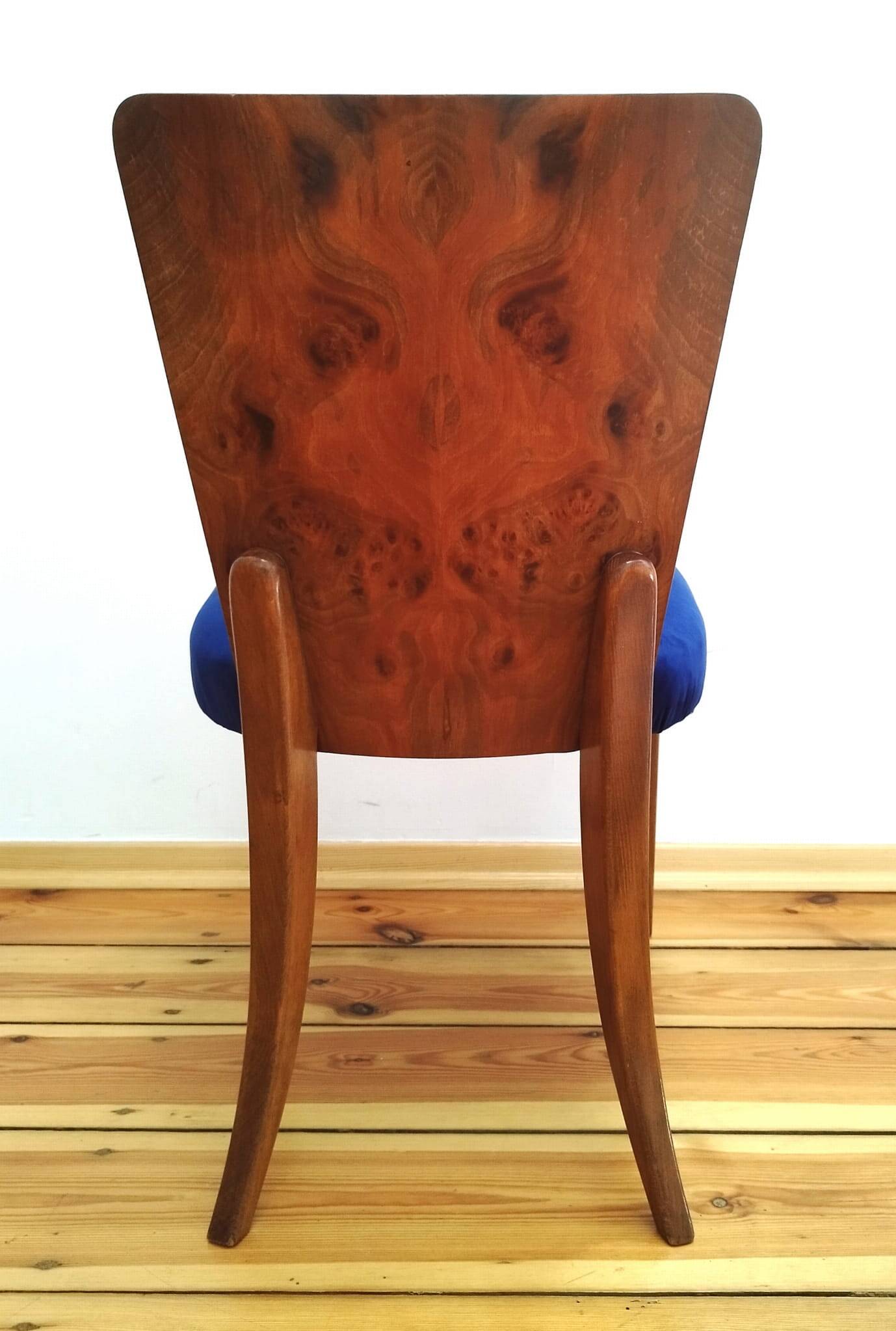 H-214 Chairs attributed by Jindřich Halabala for Up Zavody, 1950s, Set of 4