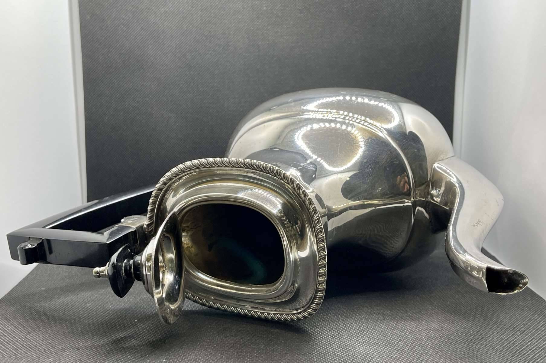 English silver metal jug from the 1930s
