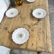 Table de ferme bois brut