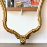 Large Louis XV rocaille gilded mirror