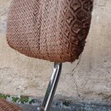 Rolling and adjustable office chair from the 70s