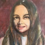 Vintage oil portrait