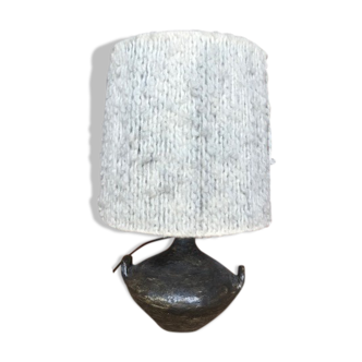 Ceramic lamp lampshade wool