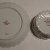 Set of 10 tea cups and eight under cups