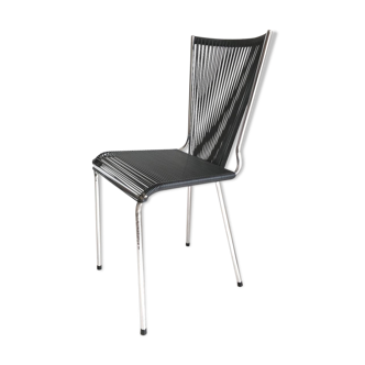 André Monpoix black scoubidou chair