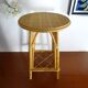 Vintage rattan stool 60's 70's