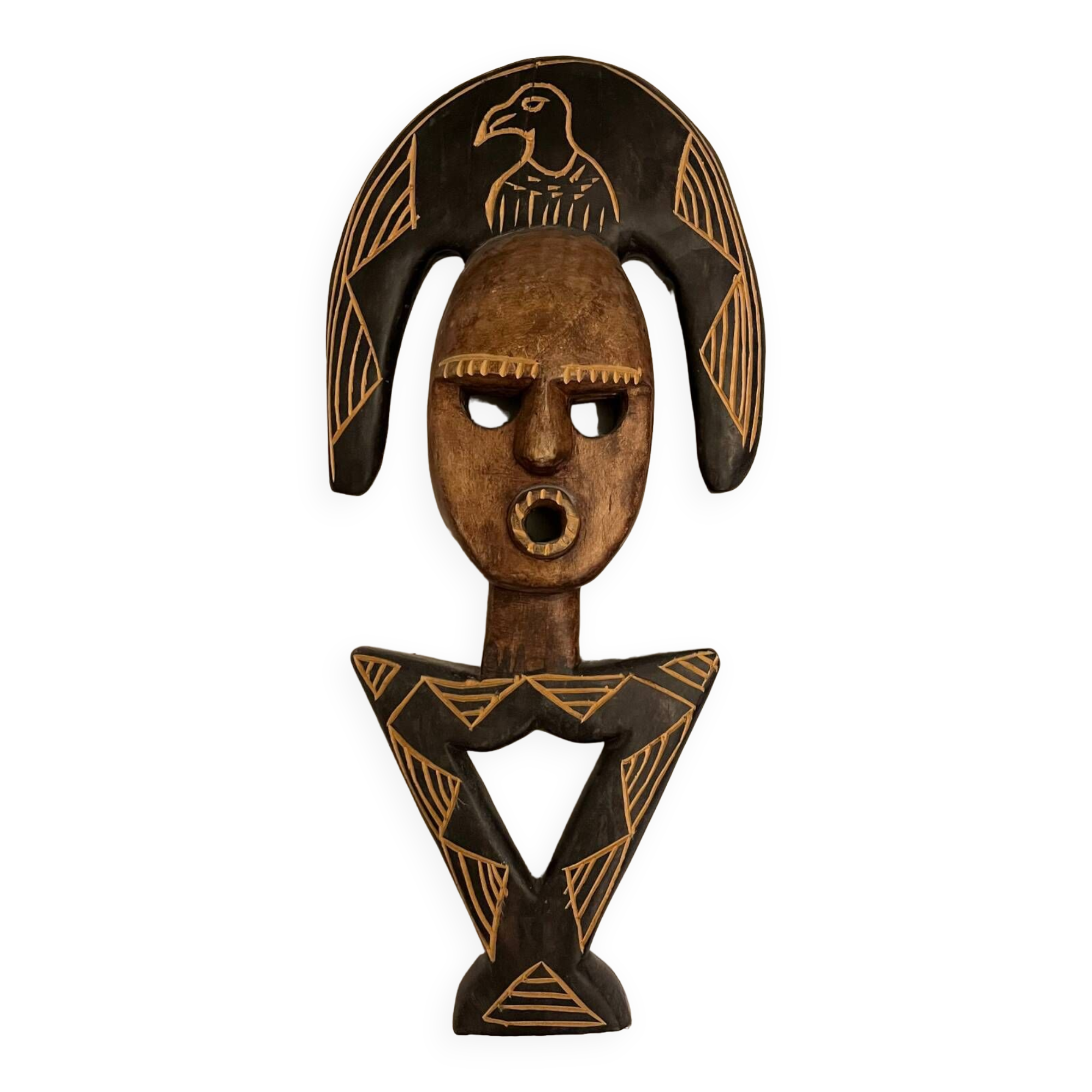 Masque africain en bois