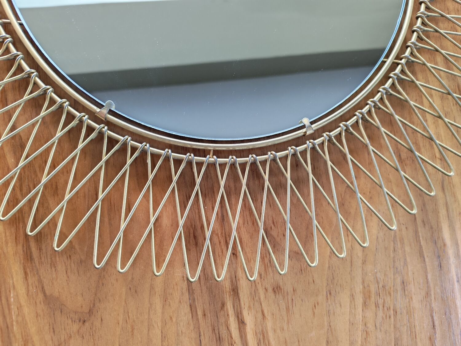 Large sun mirror Erdecor from the 1950s.