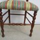 Series of 6 chairs, cherry, 19th