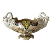 Molaroni planter, Pesaro, Italy, swans
