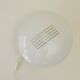 Grande lampe / applique en métal blanc crème vintage circa 1980 Allemagne