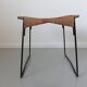 Raoul Guys stool for Airborne in wicker and metal 50s