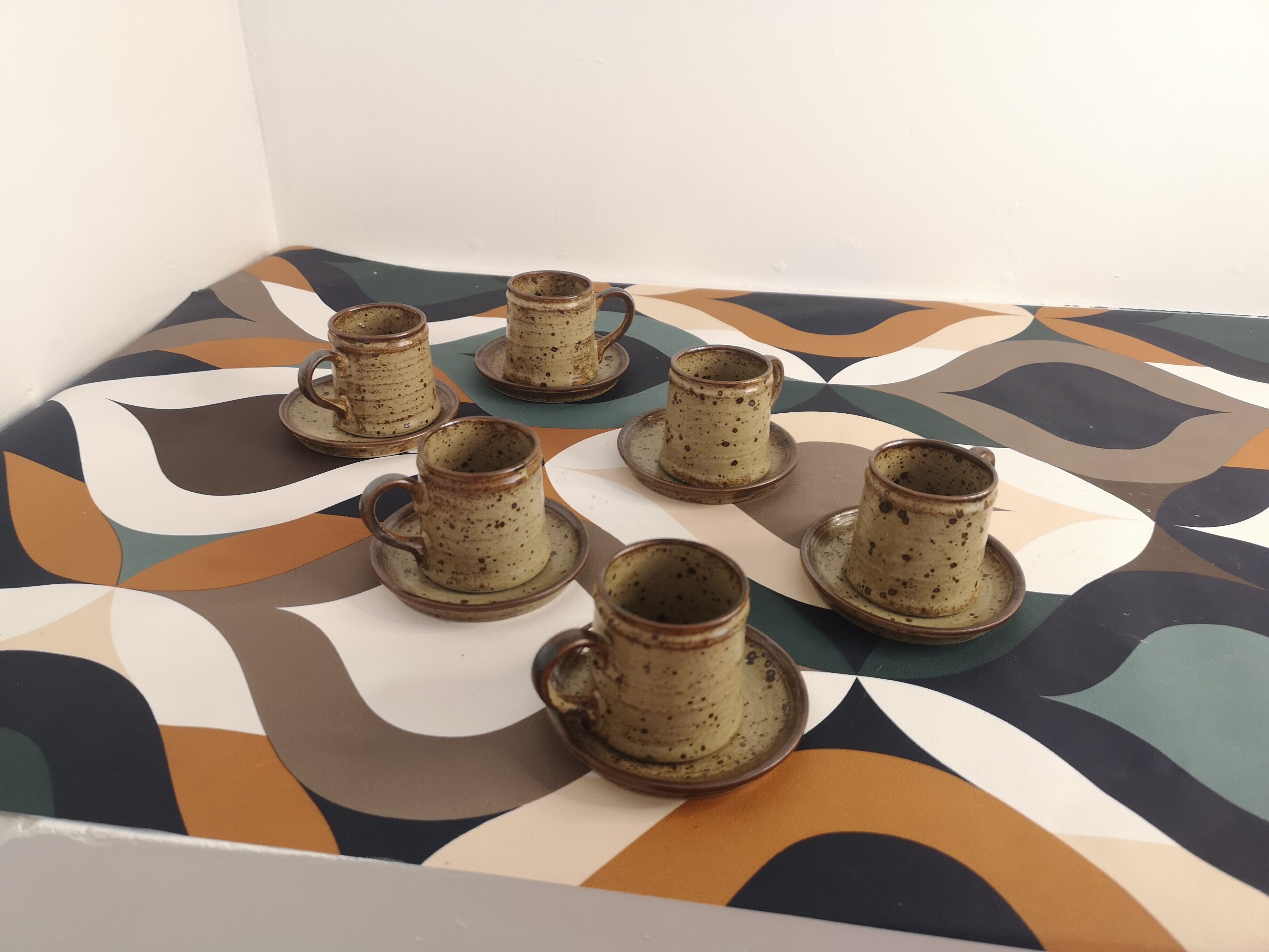 Espresso cups in rockstone model japan