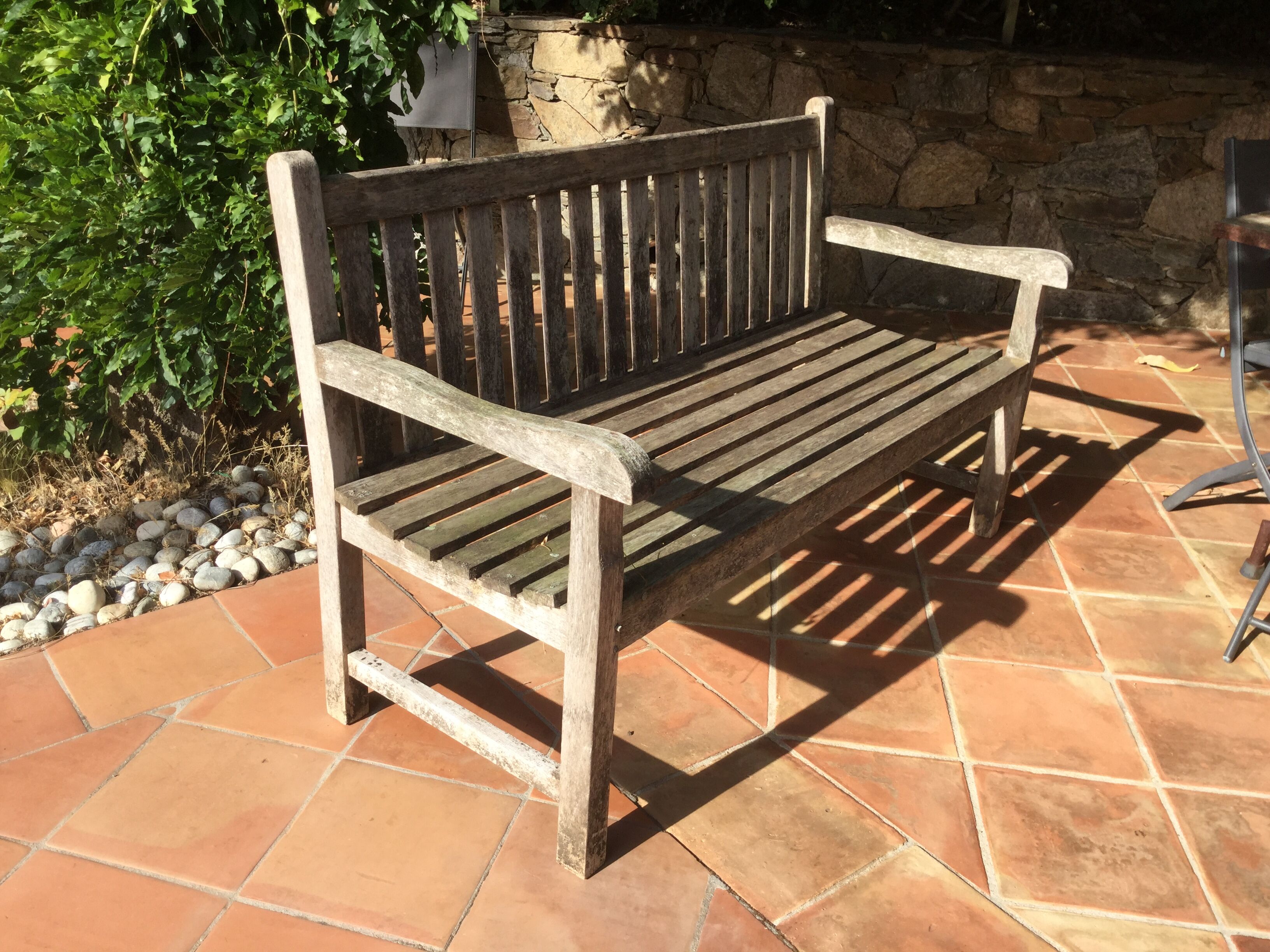 English park teak bench