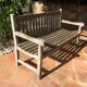 Banc en teck de parc anglais