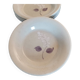 3 saint amand faience plates coll glycine