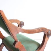Tabouret et chaise de prière transformables victoriens pour prie-Dieu