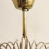 Ceiling lamp "Venini" of crystals. Italy 1970s