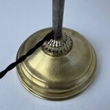 Vintage marbled glass table lamp