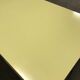 Yellow formica kitchen table with two extension cord, vintage 60s