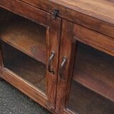 Wooden glass sideboard