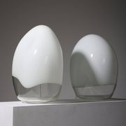 Pair of Nessa lamps in Murano glass, Gino Vistosi, 1970s