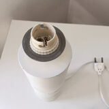 Vintage bowling lamp, turned wood, 1960s