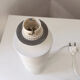 Lampe quille vintage bois tourné 1960
