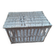 Bleached wicker trunk - toy chest