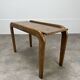 1950s modernist side table, wood, vintage
