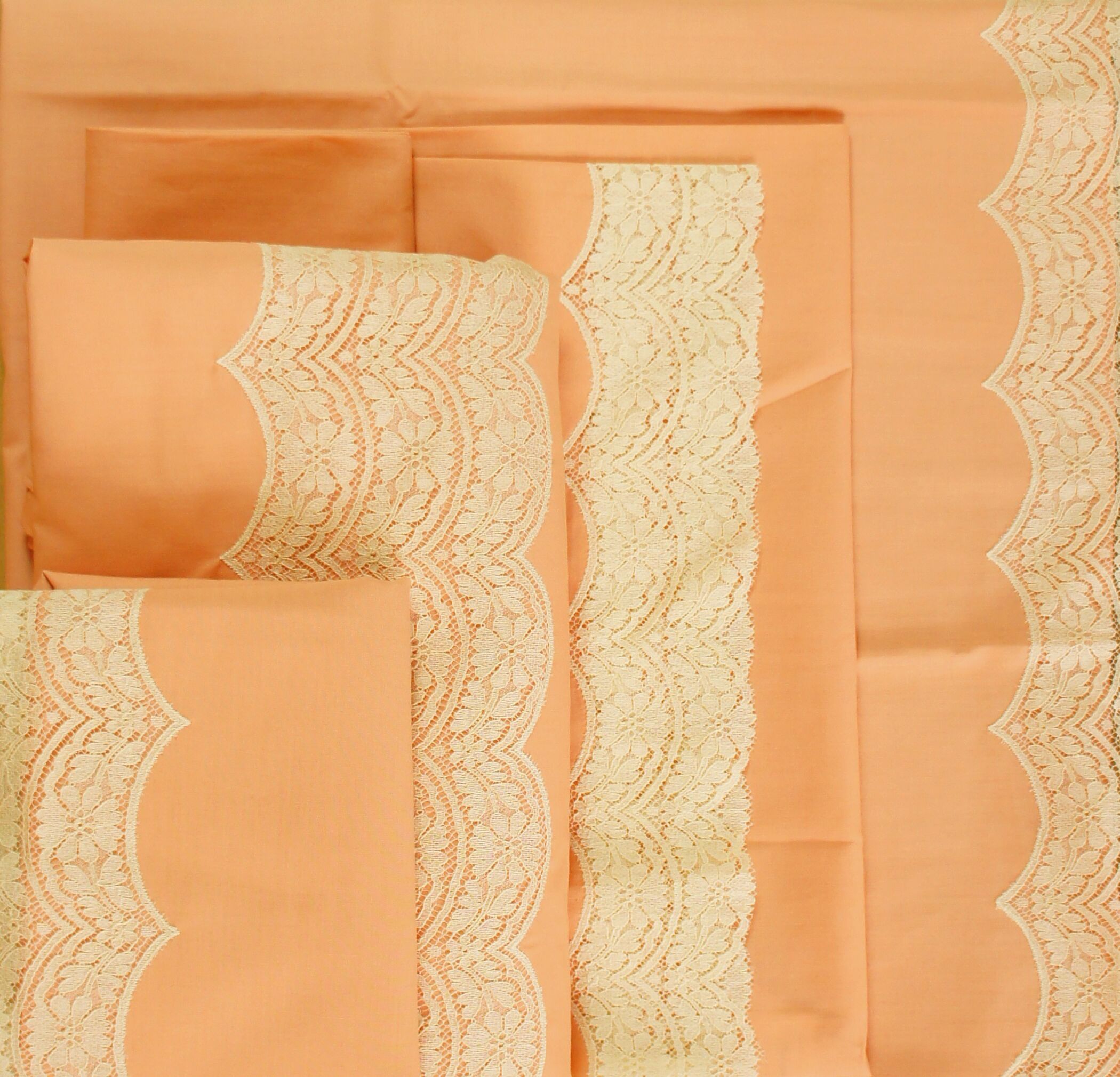 Tergal -lace bed adornment