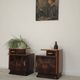 Pair of bedside tables by Jindrich Halabala for Up Zavody art deco 1950