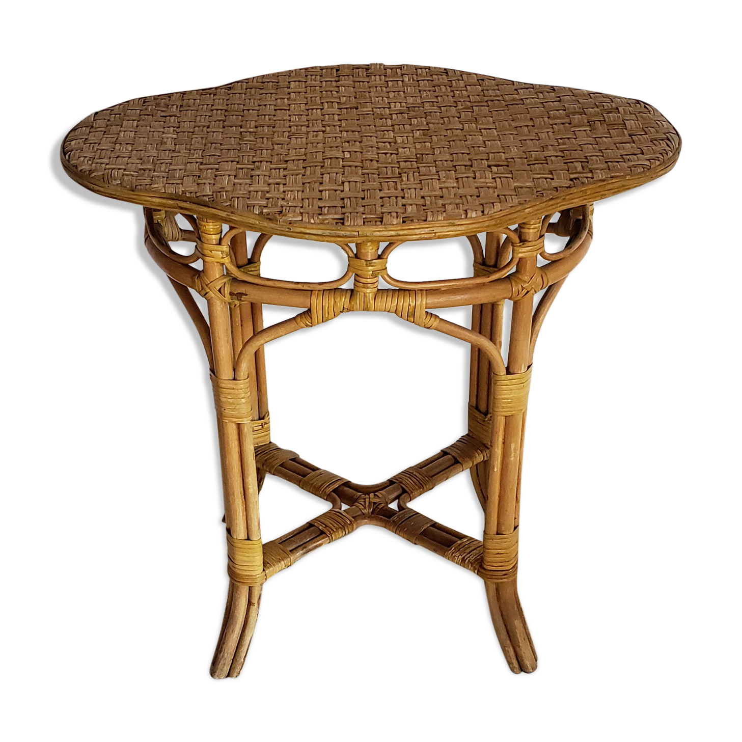 High rattan table