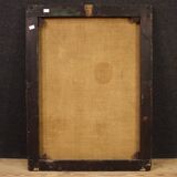 Antique Italian painting from the 18th century, Saint Joseph and the Virgin