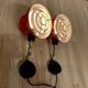 Pair of modular wall lights Scandinavian design 1950.