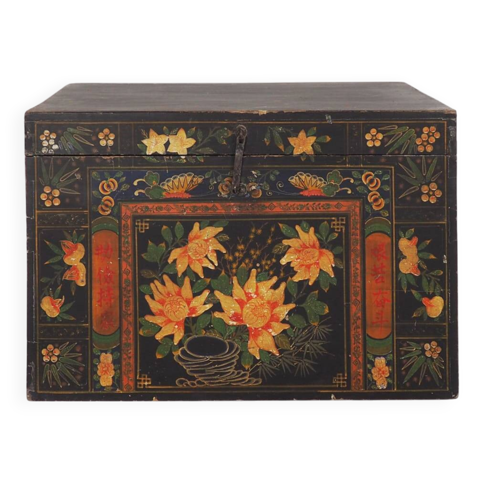 Original illustrated Chinese opera trunk (China, around 1900) #11